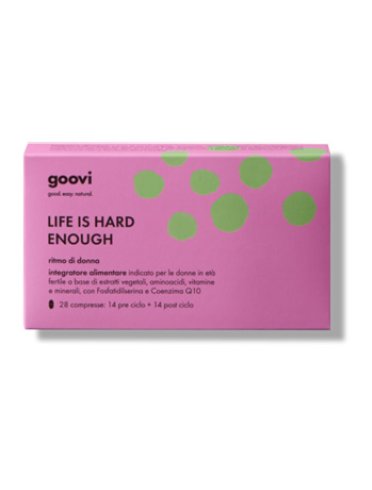 Goovi life is hard enough integratore donna 28 compresse