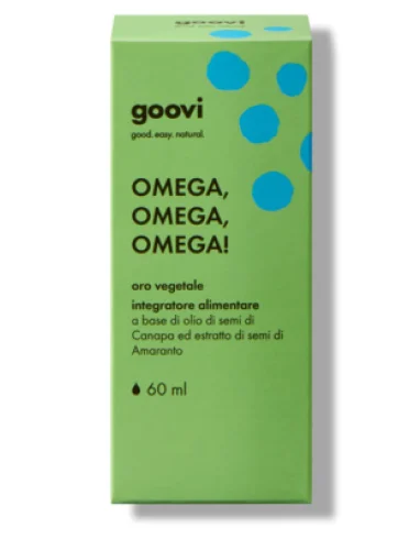 Goovi omega omega omega integratore oro vegetale 60 ml Goovi omega omega omega integratore oro vegetale 60 ml