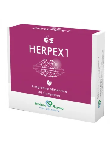 Gse herpex 1 integratore difese organiche 30 compresse Gse herpex 1 integratore difese organiche 30 compresse