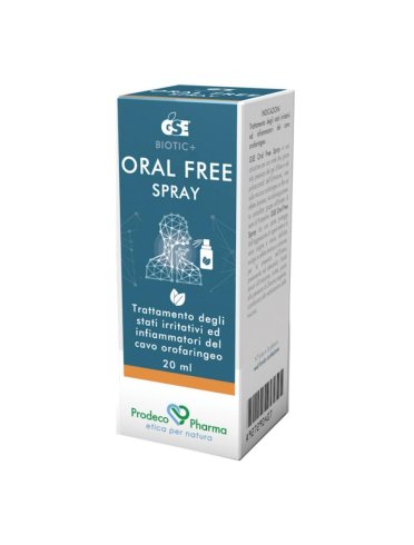 Gse oral free spray per la gola 20 ml