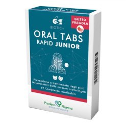 GSE Oral Tabs Rapid Junior Fragola Integratore Vie Respiratorie 12 Compresse
