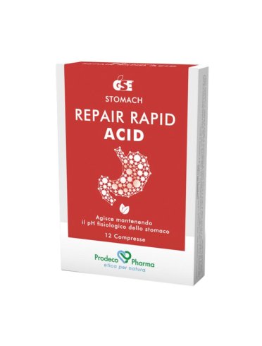 Gse repair rapid acid integratore bruciore e reflusso 36 compresse