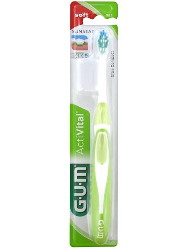 Gum activital ultracompact spazzolino morbido 1 pezzo