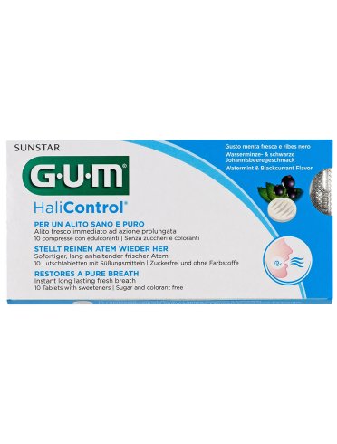Gum halicontrol rimedio per alitosi 10 compresse
