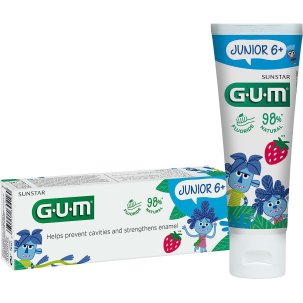 Gum Junior Dentifricio in Gel con Fluoro 7-12 Anni 50 ml