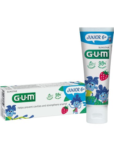 Gum junior dentifricio in gel con fluoro 7-12 anni 50 ml