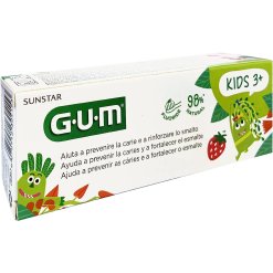 Gum Kids Dentifricio in Gel con Fluoro 2-6 Anni 50 ml