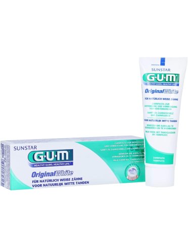 Gum original white dentifricio sbiancante 75 ml