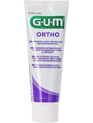 Gum ortho dentifricio gel ortodontico 75 ml