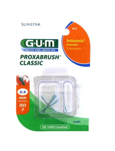Gum proxabrush classic scovolino interdentale 0.9 mm 8 pezzi Gum proxabrush classic scovolino interdentale 0.9 mm 8 pezzi