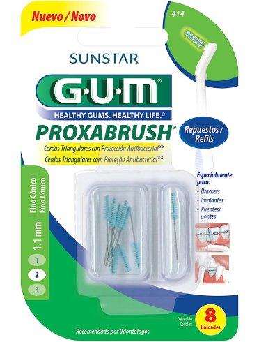 Gum proxabrush classic scovolino interdentale 1.1 mm 8 pezzi