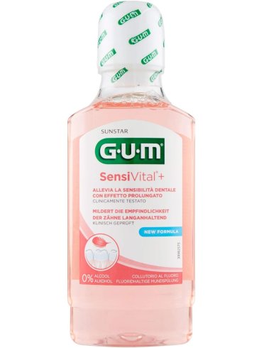 Gum sensivital+ collutorio denti sensibili 300 ml
