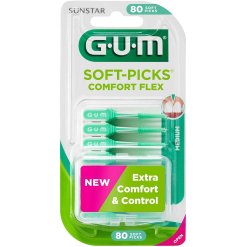 Gum SoftPicks Comfort Flex Scovolini Medium 80 Pezzi