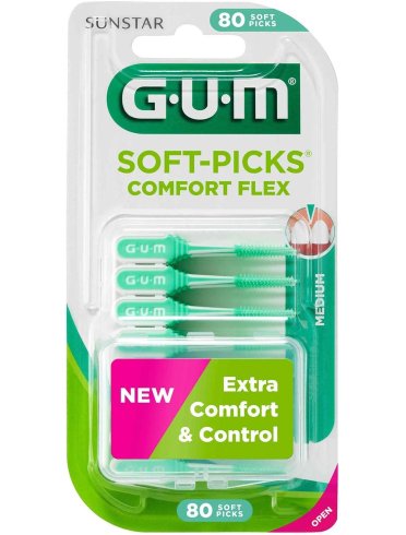 Gum softpicks comfort flex scovolini medium 80 pezzi