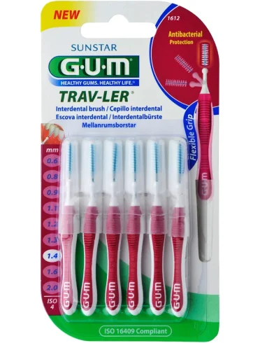 Gum travler scovolino 1.4 - 6 pezzi Gum travler scovolino 1.4 - 6 pezzi