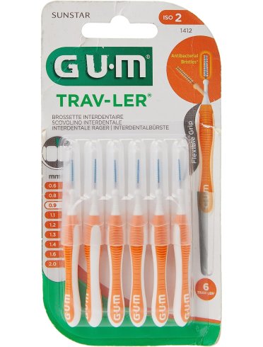 Gum travler scovolino 0.9 mm - 6 pezzi