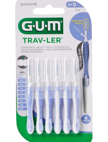 Gum travler scovolino 0.6 mm - 6 pezzi