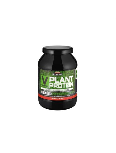 Enervit gymline muscle vegetal protein blend - integratore massa muscolare gusto cacao - 900 g
