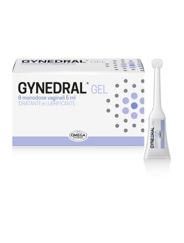 Gynedral gel - gel vaginale idratante - 8 flaconcini x 5 ml