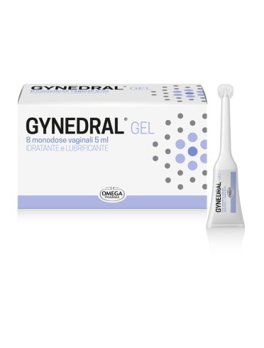 Gynedral gel - gel vaginale idratante - 8 flaconcini x 5 ml