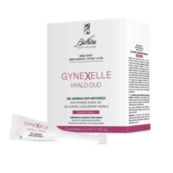 BioNike Gynexelle Hyalo-Duo - Gel Vaginale Anti-Secchezza - 10 Pezzi x 15 ml