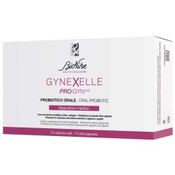 BioNike Gynexelle Pro-Gyn - Integratore di Fermenti Lattici per Equilibrio Intestinale e Vaginale - 15 Compresse