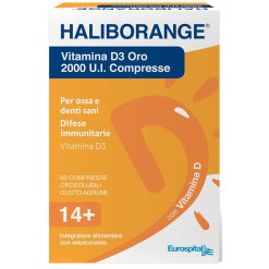 Haliborange Vitamina D3 Oro 2.000 UI Integratore 60 Compresse
