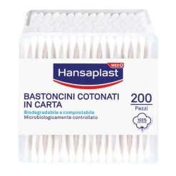 Hansaplast - Bastoncini Cotonati - 200 Pezzi