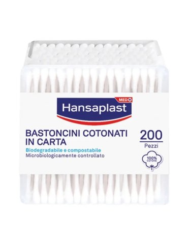 Hansaplast - bastoncini cotonati - 200 pezzi