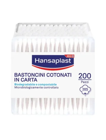 Hansaplast - bastoncini cotonati - 200 pezzi Hansaplast - bastoncini cotonati - 200 pezzi
