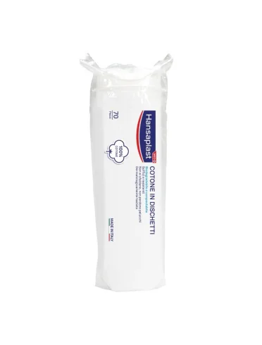 Hansaplast coton in carres - dischetti struccanti - 70 pezzi
