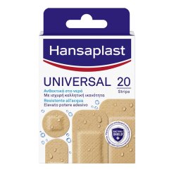 Hansaplast Universal - Cerotti Resistenti all'Acqua Misura 72x19 mm - 20 Pezzi