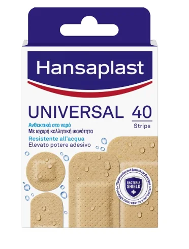 Hansaplast universal - cerotti resistenti all'acqua - 40 pezzi Hansaplast universal - cerotti resistenti all'acqua - 40 pezzi