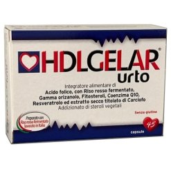 Hdlgelar Urto - Integratore per il Controllo del Colesterolo - 45 Capsule