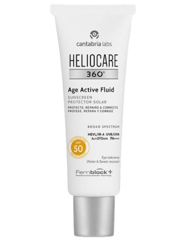 Heliocare 360 age active fluid crema solare corpo sf50 - 50 ml