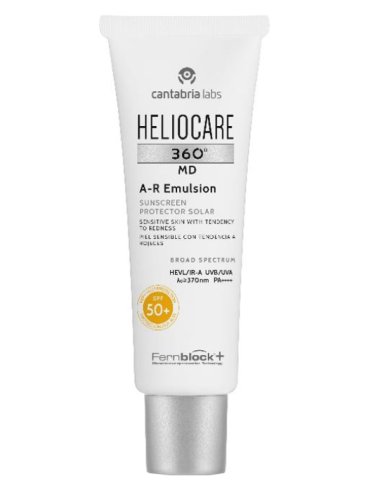 Heliocare 360 md a-r emulsion spf50+ crema solare per rosacea 50 ml