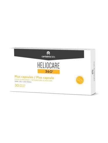 Heliocare 360 plus d integratore antiossidante 30 capsule vegane