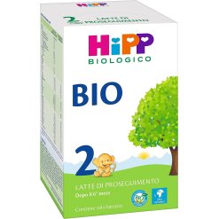 Hipp 2 Latte in Polvere Biologico di Proseguimento 600 g