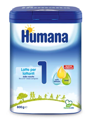 Humana 1 - latte per lattanti dalla nascita al 6° mese - 800 g Humana 1 - latte per lattanti dalla nascita al 6° mese - 800 g