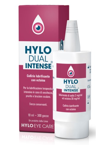 Hylo dual intense - collirio lubrificante - 10 ml