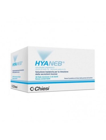 Hyaneb - soluzione ipertonica da nebulizzare per secrezioni viscose - 30 fiale x 5 ml