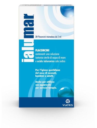 Ialumar - soluzione nasale per igiene nasale di bambini e adulti - 20 flaconcini monodose
