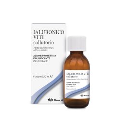 Ialuronico Viti Collutorio - Azione Purificante e Protettiva del Cavo Orale - 120 ml