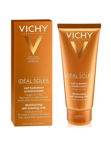 Vichy ideal soleil - latte solare autoabbronzante viso e corpo - 100 ml