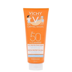 Vichy Capital Soleil - Latte Solare Viso e Corpo per Bambini con Protezione Molto Alta SPF 50+ - 300 ml