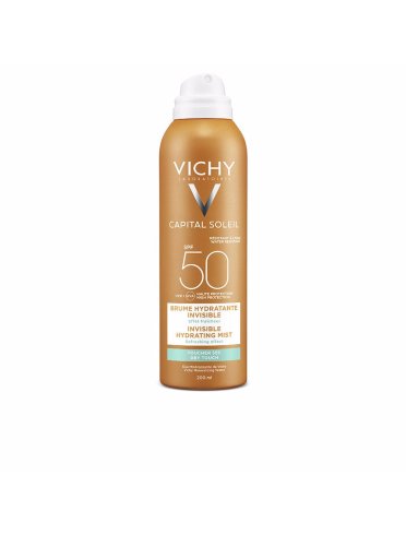 Vichy capital soleil - spray solare corpo invisibile con protezione molto alta spf 50 - 200 ml