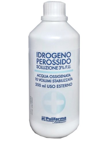 Idrogeno perossido 3% acqua ossigenata 200 ml