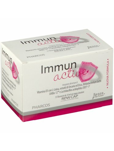 Pharcos immunactive - integratore di vitamina d3 - 15 flaconcini x 10 ml