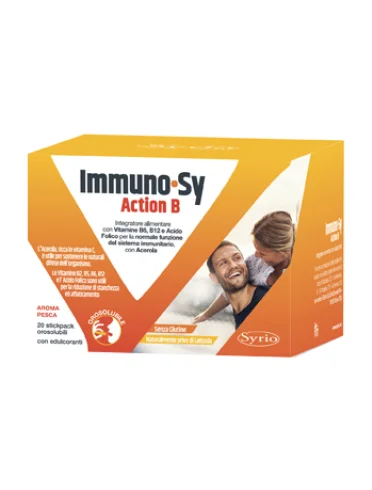 Immuno-sy action b - integratore per difese immunitarie - 20 stick Immuno-sy action b - integratore per difese immunitarie - 20 stick