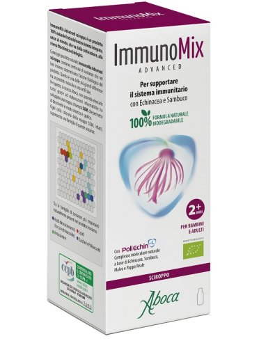Aboca immunomix advanced - integratore per il sistema immunitario - sciroppo 210 g